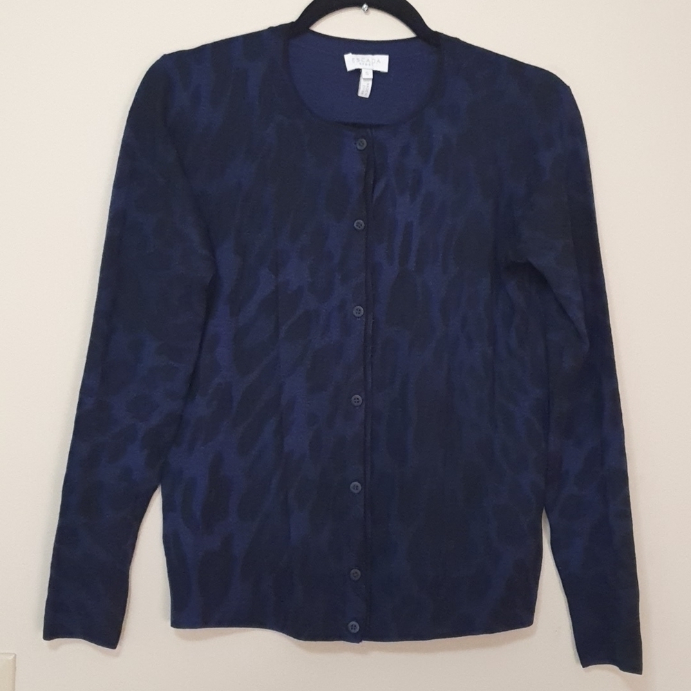 Escada Sport 100% Virgin Wool Sofia Cardigan